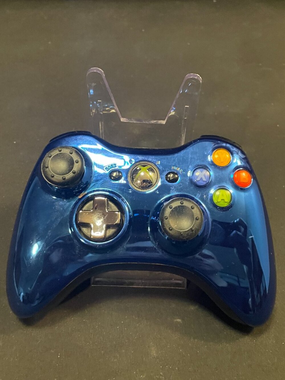 RARE Limited Edition Blue Chrome Xbox 360 Controller